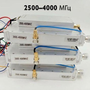 Широкосмуговий GaN-підсилювач LoRa 100 Вт 2500&ndash;4000 МГц 23В L-25 фото